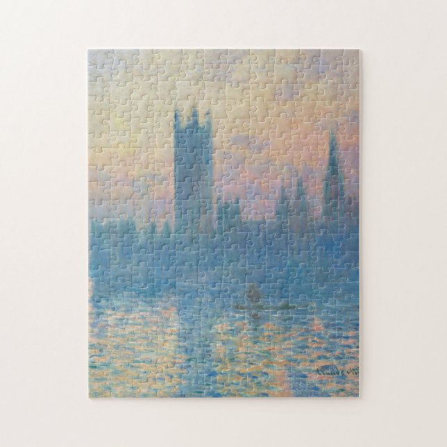 Puzzle Claude Monet Les maisons du Parlement Coucher de s (Vertical)