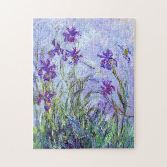 Puzzle Claude Monet - Lilac Irises / Iris Mauves (Vertical)