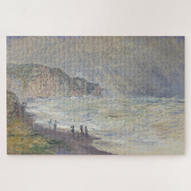 Puzzle Claude Monet Mer agitée à Pourville (Horizontal)