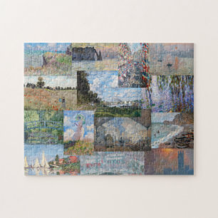 Puzzle Claude Monet - Patchwork de chefs-d'oeuvre