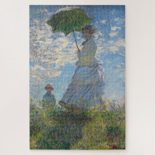 Puzzle Claude Monet Peinture de dame avec parasol