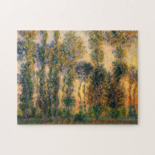 Puzzle Claude Monet : Peupliers chez Giverny dans le