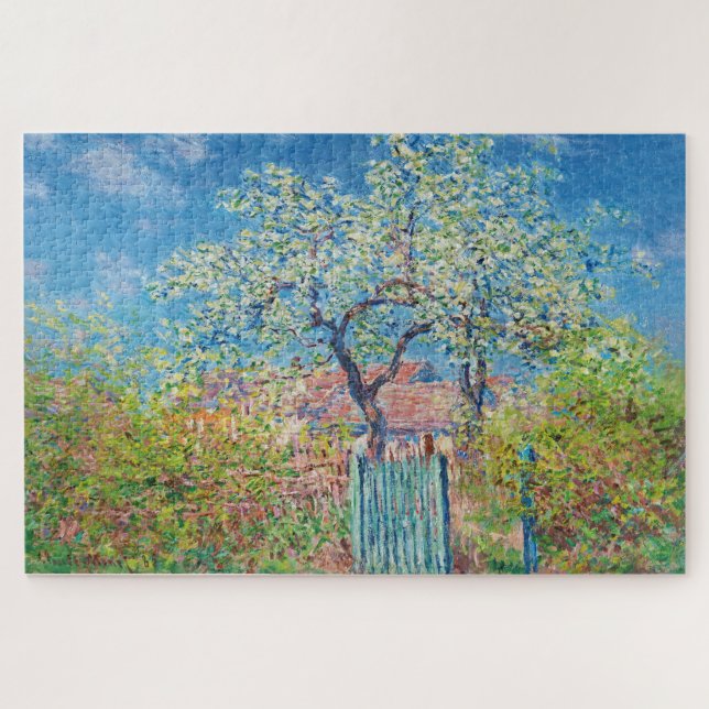 Puzzle Claude Monet Poirier en fleurs (Horizontal)