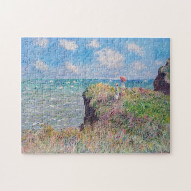 Puzzle Claude Monet - Promenade Cliff à Pourville (Horizontal)