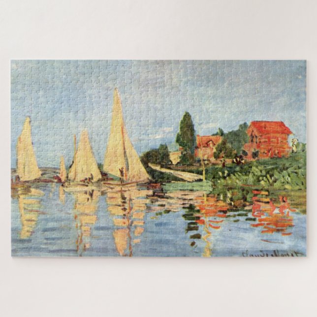 Puzzle Claude Monet Régates à Argenteuil (1872) (Horizontal)