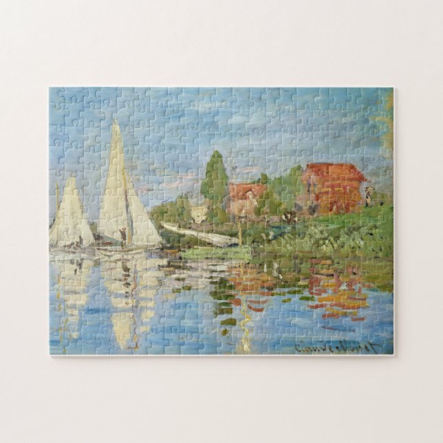 Puzzle Claude Monet Regattas à Argenteuil (1872) (Horizontal)