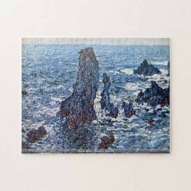 Puzzle Claude Monet - roches sur le Belle-Ile (Horizontal)