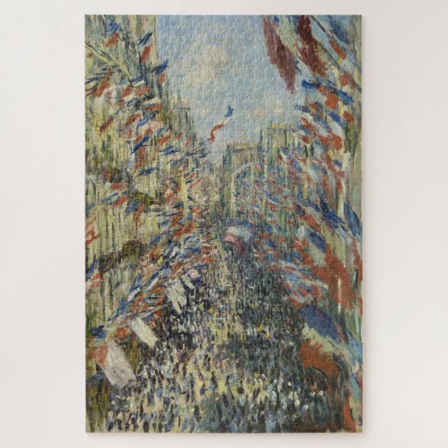 Puzzle Claude Monet – Rue Montorgueil à Paris (Vertical)