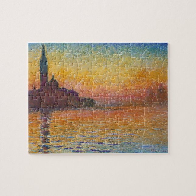 Puzzle Claude Monet - San Giorgio Maggiore à Dusk (Horizontal)
