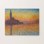 Puzzle Claude Monet - San Giorgio Maggiore at Dusk<br><div class="desc">San Giorgio Maggiore at Dusk,  Venice - Claude Monet,  Oil on Canvas,  1908</div>