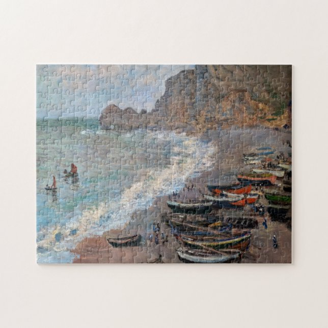 Puzzle Claude Monet - The Beach at Etretat (Horizontal)
