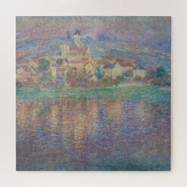 Puzzle Claude Monet - Vetheuil, coucher de soleil (Horizontal)