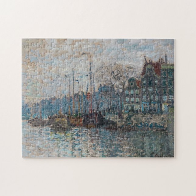 Puzzle Claude Monet - Vue d'Amsterdam (Horizontal)