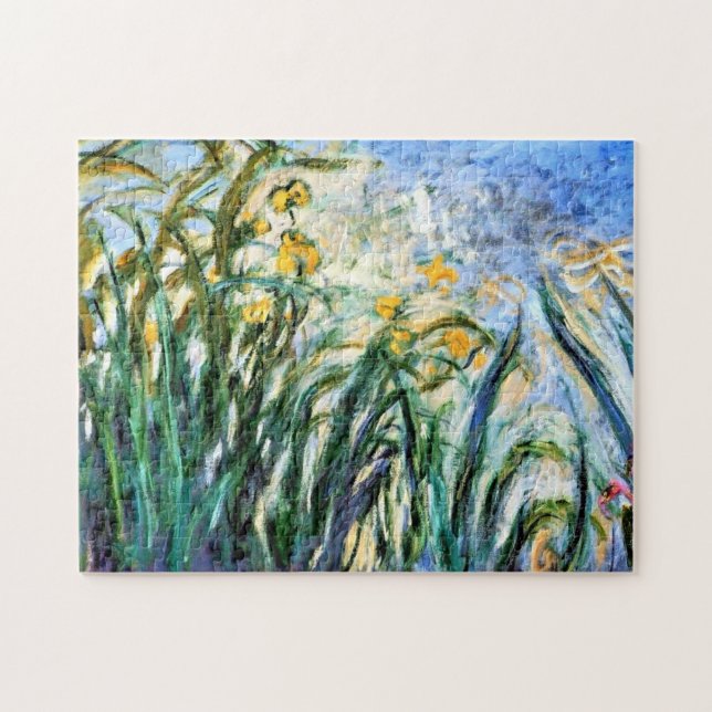 Puzzle Claude Monet Yellow Irises et Malva 19 (Horizontal)