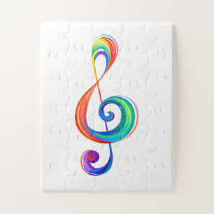 Puzzle Clé arc-en-ciel