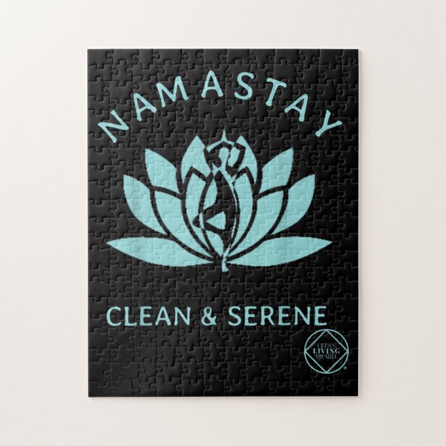 Puzzle Clean & Serene Yoga Narcotics Anonymous (Vertical)