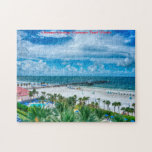 Puzzle Clearwater Beach Florida. Christmas Greetings<br><div class="desc">Clearwater Beach Florida.Jigsaws. These Jigsaws are made of sturdy cardboard and mounted on chipboard, these puzzles are printed in vivid and full colour. For hours of puzzle enjoyment, give a custom puzzle as a gift today! Size: 11" x 14" (252 pieces). Includes beautiful gift box with puzzle image printed on...</div>