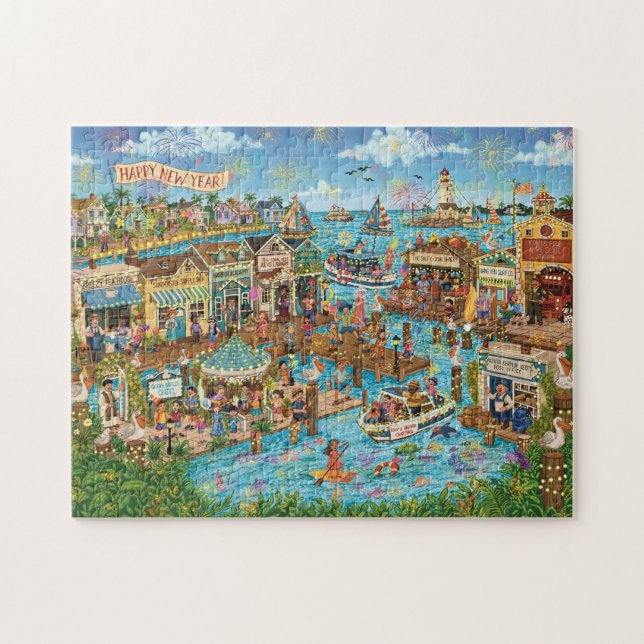 Puzzle Clés de Kouta Kerplop le jour de l'an (Horizontal)