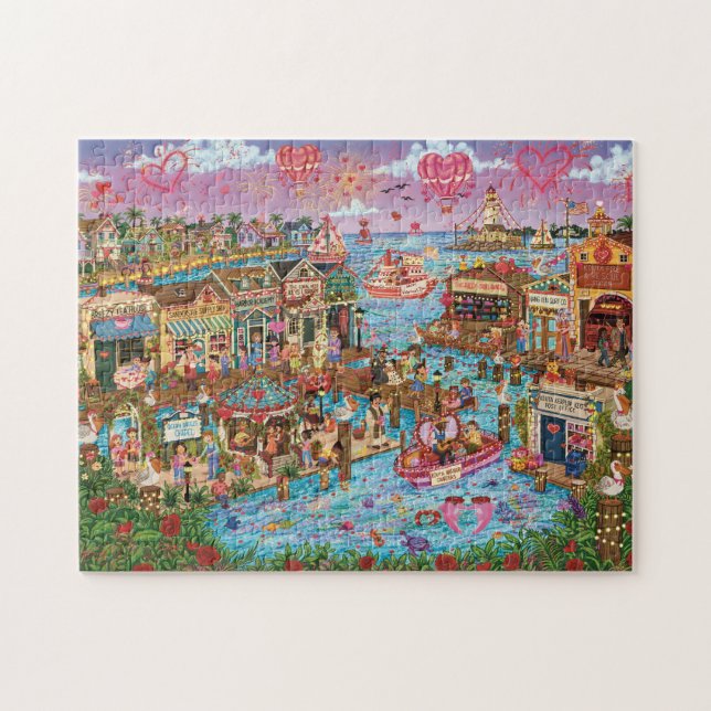 Puzzle Clés de Kouta Kerplop pour la Saint-Valentin (Horizontal)