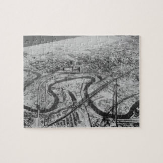 Puzzle Cleveland du centre en 1937