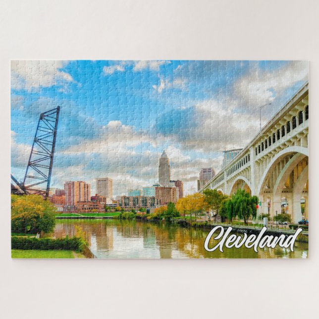 Puzzle Cleveland, Ohio, États-Unis (Horizontal)