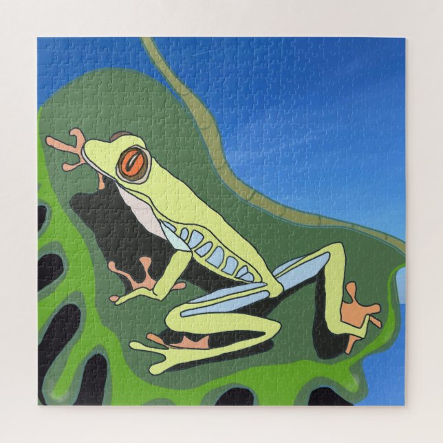 Puzzle Climbing Tree Frog   (Vertical)