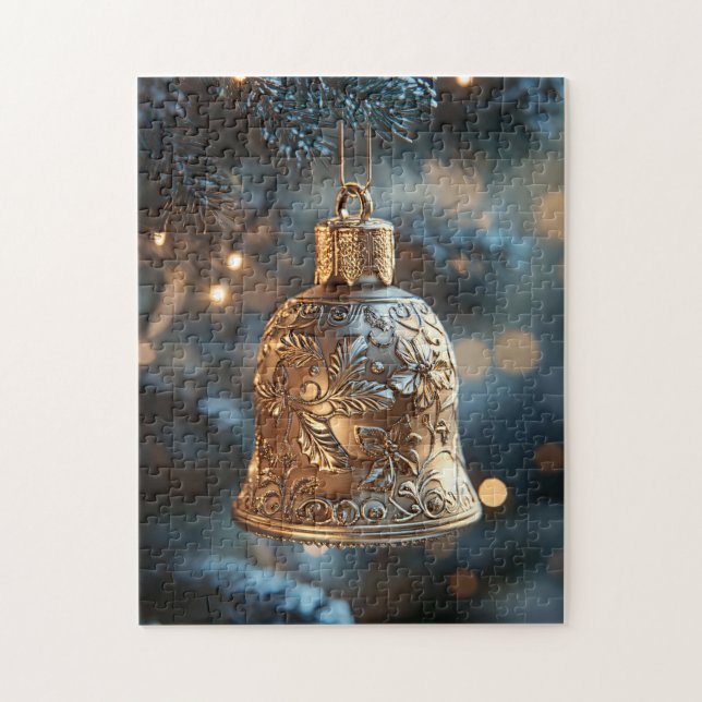 Puzzle Cloche de Noël Ornat (Vertical)
