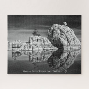 Puzzle Cloches de granit de Watson Lake en noir et blanc
