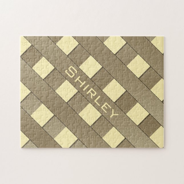Puzzle Clôture du treillis par Shirley Taylor (Horizontal)