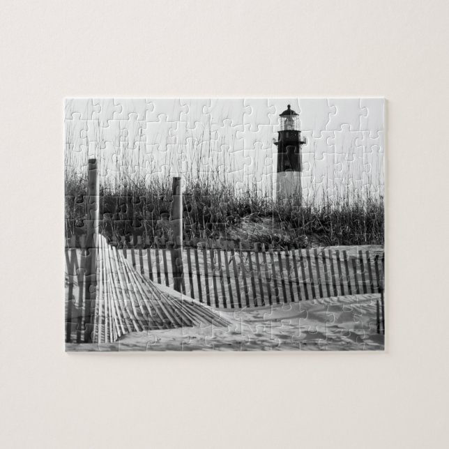 Puzzle Clôtures de plage et phare (Horizontal)
