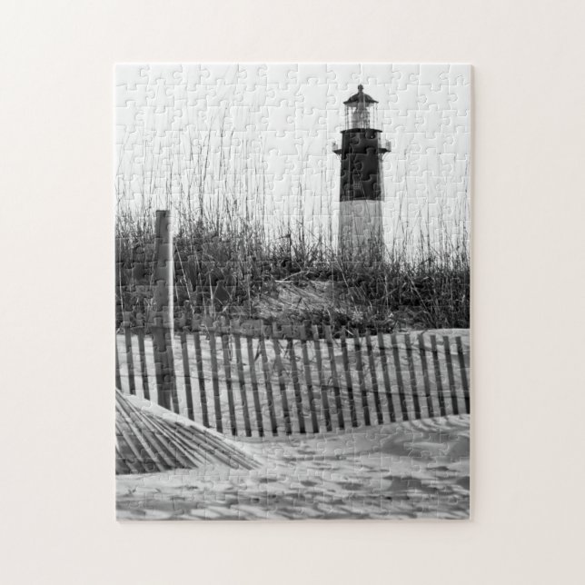 Puzzle Clôtures de plage et phare (Vertical)