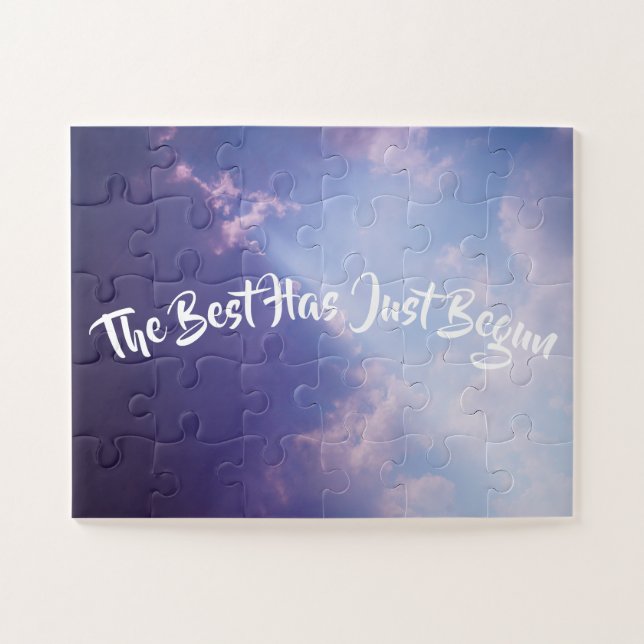 Puzzle Clouds Sky Inspiration Citation Pastel Photo Pitto (Horizontal)