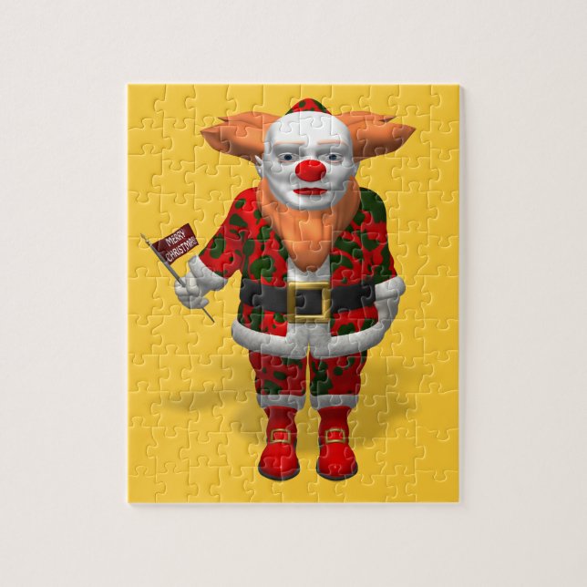 Puzzle Clown du Père Noël (Vertical)
