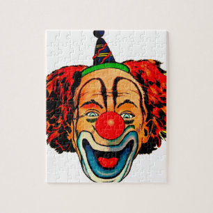 Puzzle Clown fou vintage