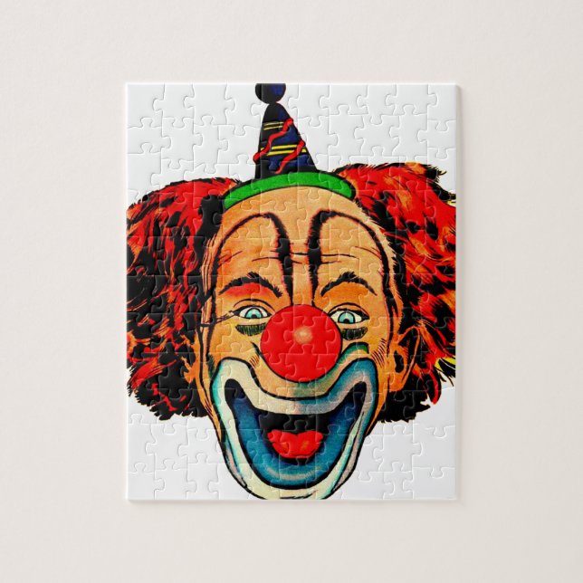 Puzzle Clown fou vintage (Vertical)