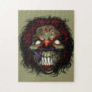 Puzzle Clown Tueur de Zombie Halloween Drôle Épouvantable