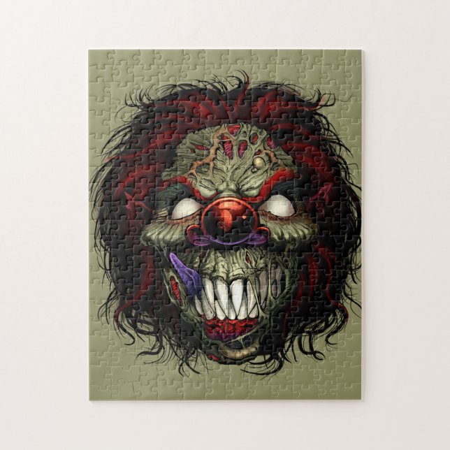 Puzzle Clown Tueur de Zombie Halloween Drôle Épouvantable (Vertical)