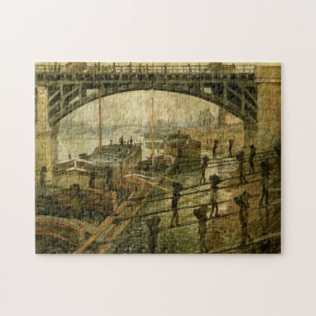 Puzzle Coal Dockers Monet Fine Art (Horizontal)