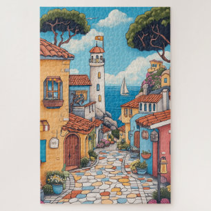 Puzzle Coastal Village Charm Carmel Californie