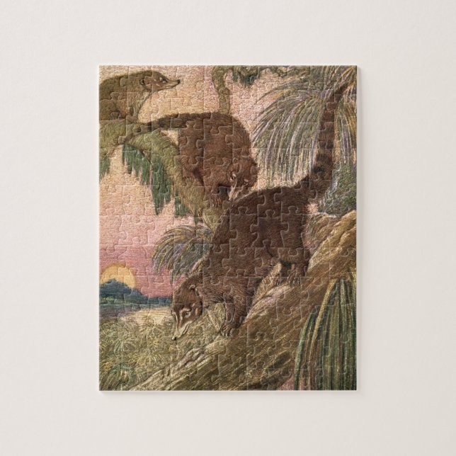 Puzzle Coatimundi par Louis Sargent, Animaux sauvages de  (Vertical)