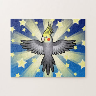Puzzle Cockatiel de bande dessinée