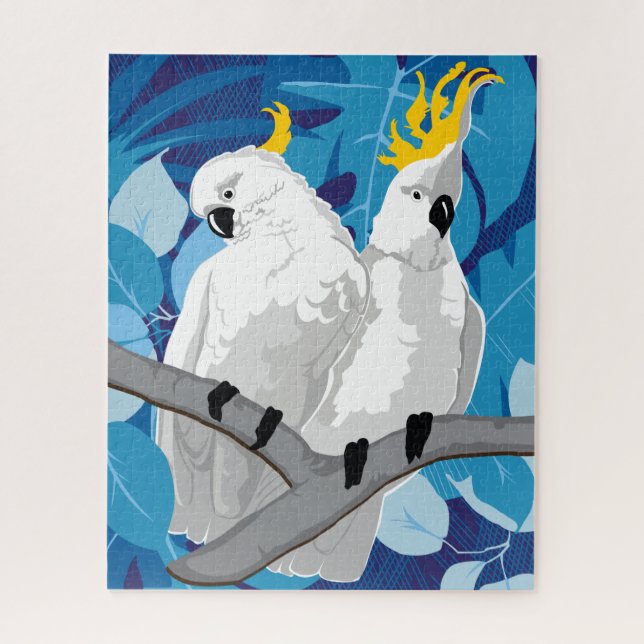 Puzzle Cockatoo 16x20 pour les personnes aveugles (Vertical)