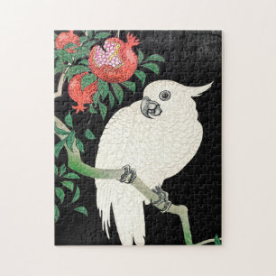 Puzzle Cockatoo et grenade - Ohara Koson -