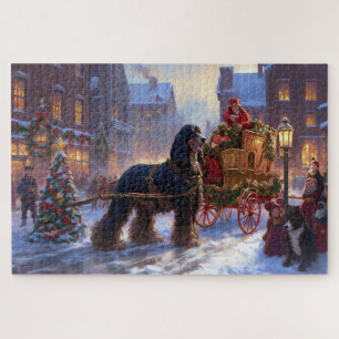Puzzle Cocker Spaniel Noël Saison Festive