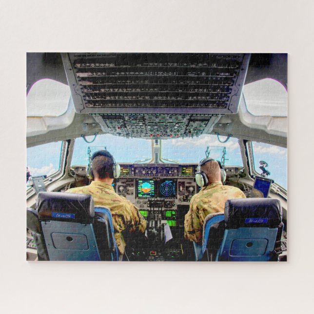 Puzzle COCKPIT C-17 GLOBEMASTER III (16 x 20 POUCES) (Horizontal)