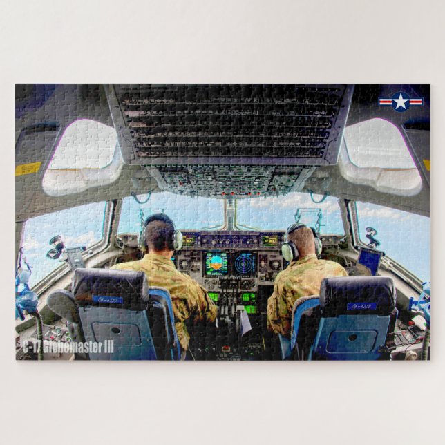 Puzzle COCKPIT C-17 GLOBEMASTER III (20x30 POUCES) (Horizontal)