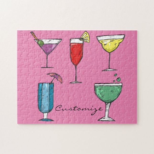 Puzzle Cocktail Boisson Assortiment Thunder_Cove (Horizontal)