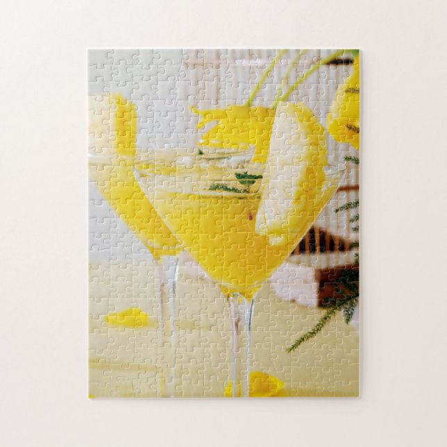 Puzzle Cocktail de Fresca à l'ananas et au gingembre (Vertical)