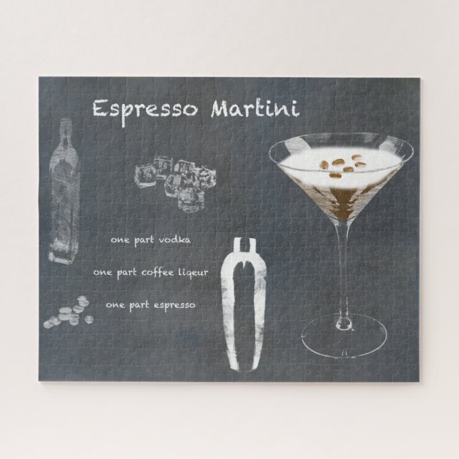 Puzzle Cocktail Espresso Martini (Horizontal)