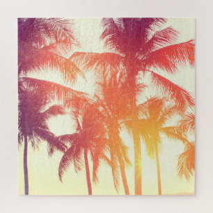 Puzzle Coconut Beach : Chaleur Tropicale Vintage.